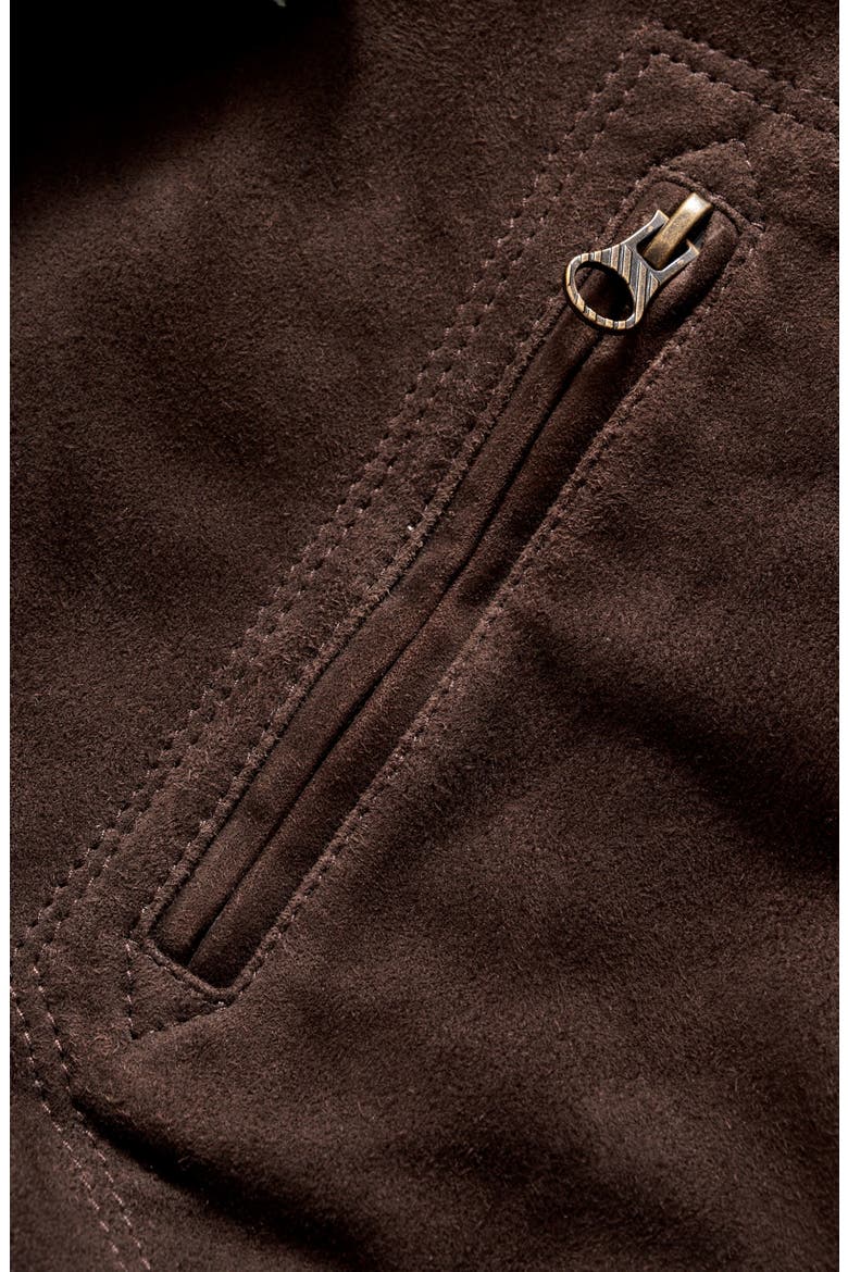Blake Suede Jacket, Alternate, color, CHOCOLATE