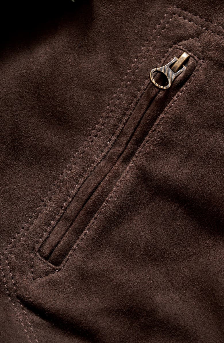 Billy Reid Blake Suede Jacket, Alternate, color, 