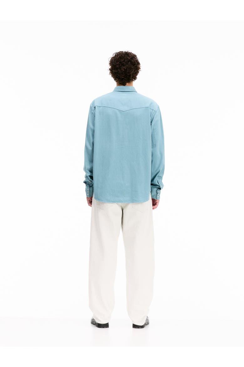 Denim Shirt, Alternate, color, Bleached