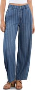 Wash Lab Denim Sweetheart Stripe Barrel Leg Jeans