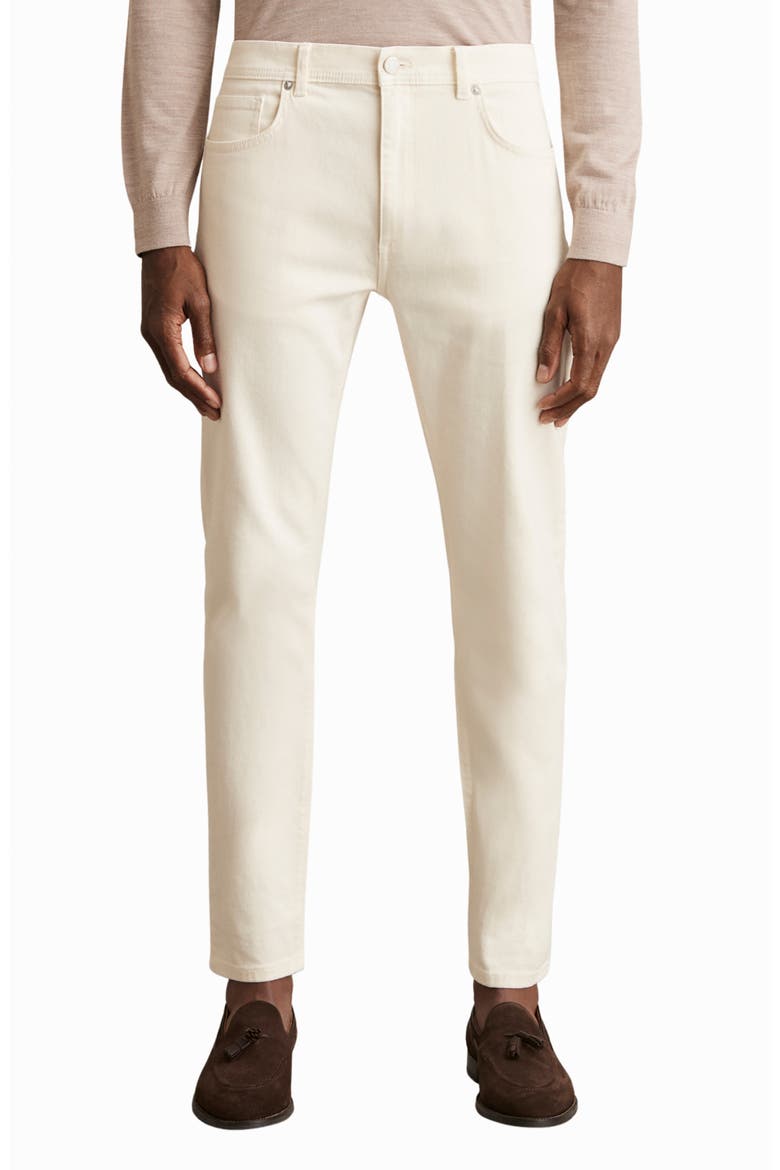 Picton Slim Fit Jeans, Main, color, WHITE