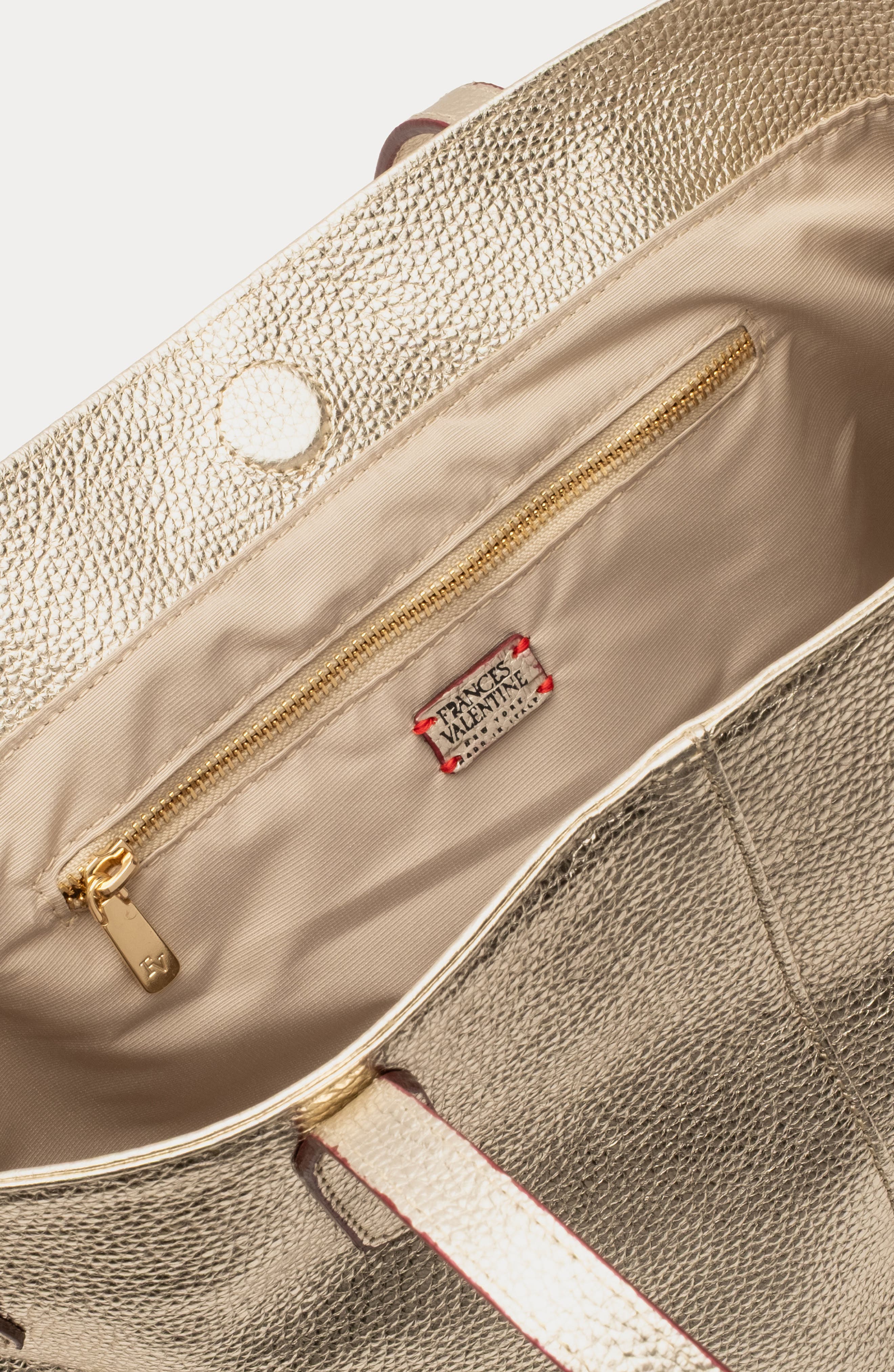 Large Amalie Leather Tote, Alternate, color, PLATINO