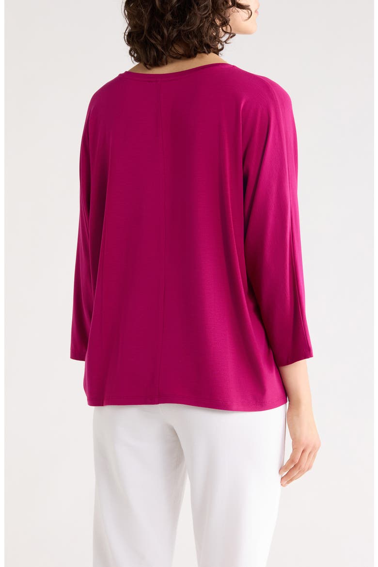 V-Neck Dolman Sleeve Top, Alternate, color, SANGRIA