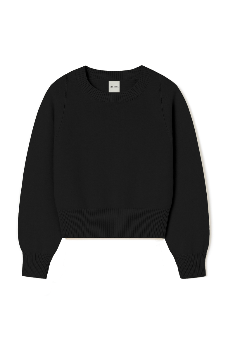 Genevieve Sweater, Main, color, BLACK
