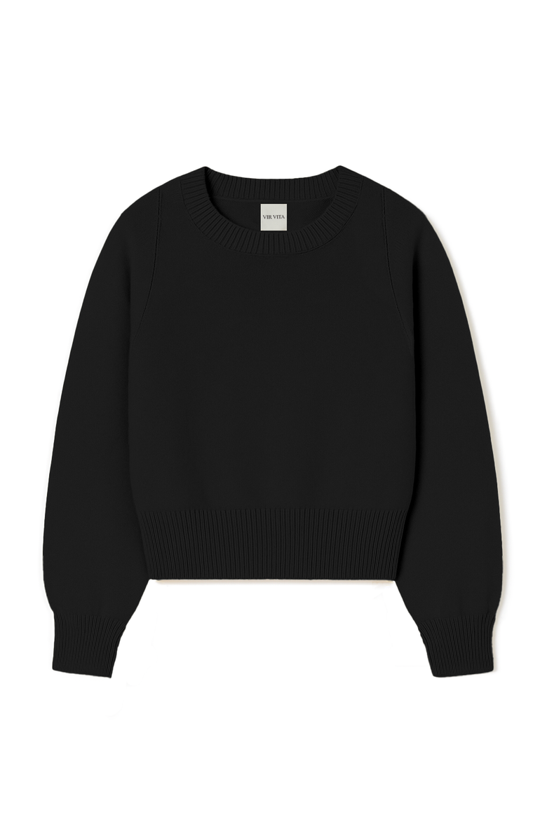 VIR VITA Genevieve Sweater, Main, color, Black