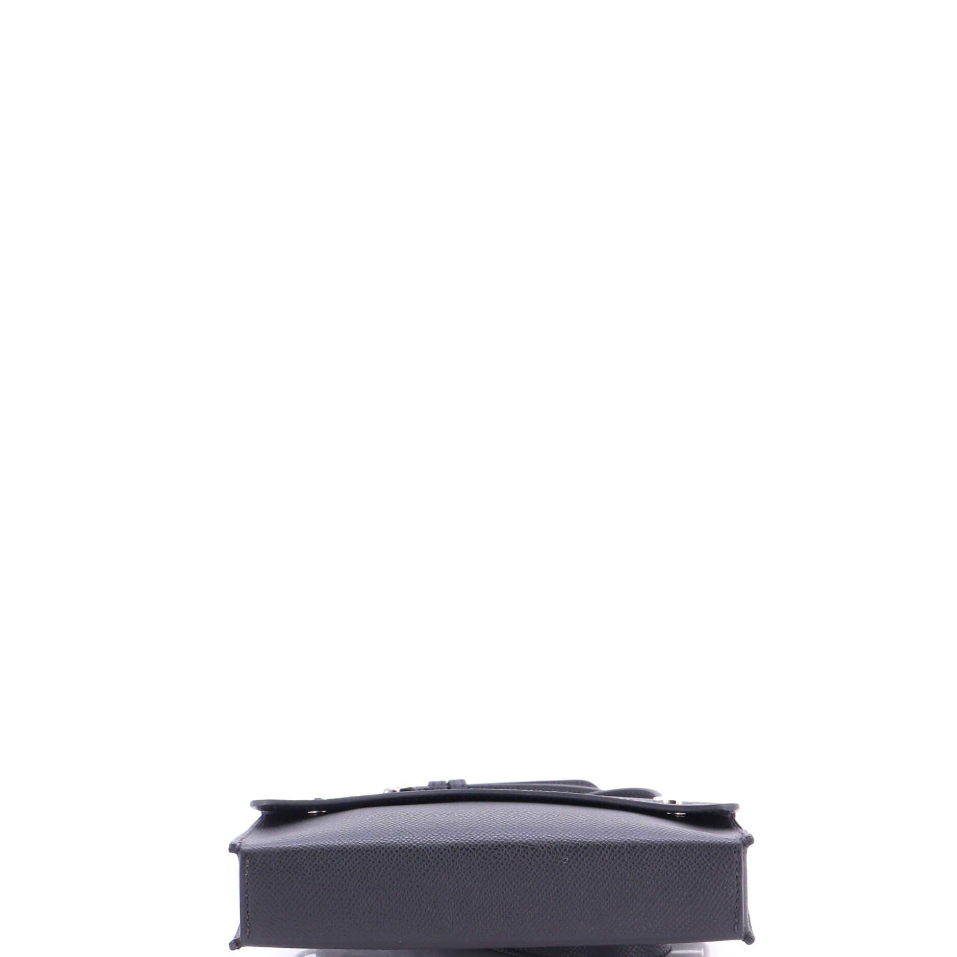 Hermesnap Wallet Bag Epsom, Alternate, color, Black