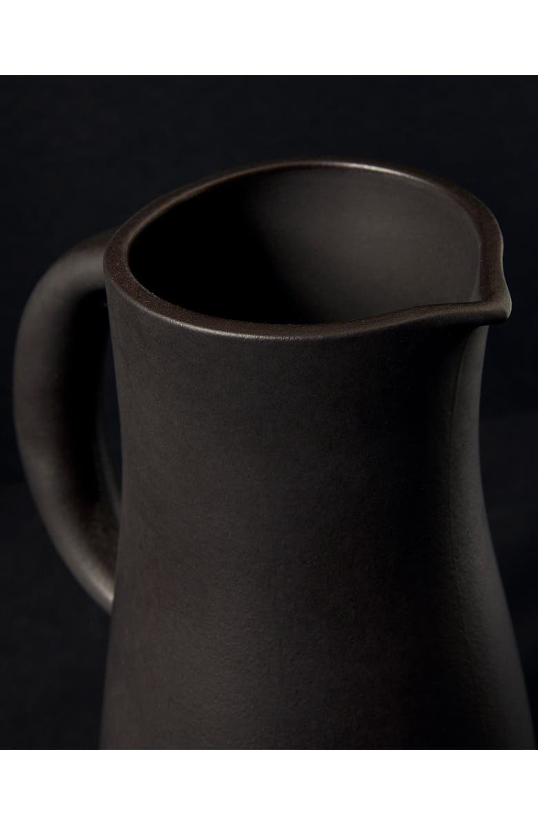 Gharyan Stoneware Stoneware Jug Dadasi 50 oz, Alternate, color, Black