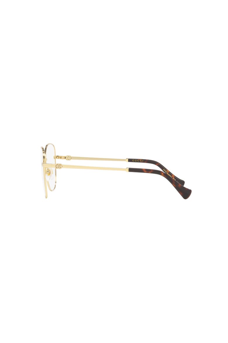 55mm Cat Eye optical glasses, Alternate, color, Gold