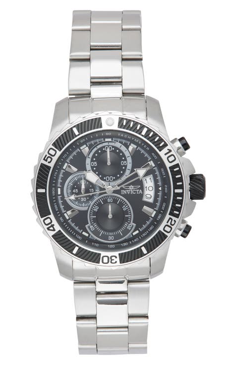 Pro Diver Quartz Silicone Strap Watch, 45mm x 12.5mm