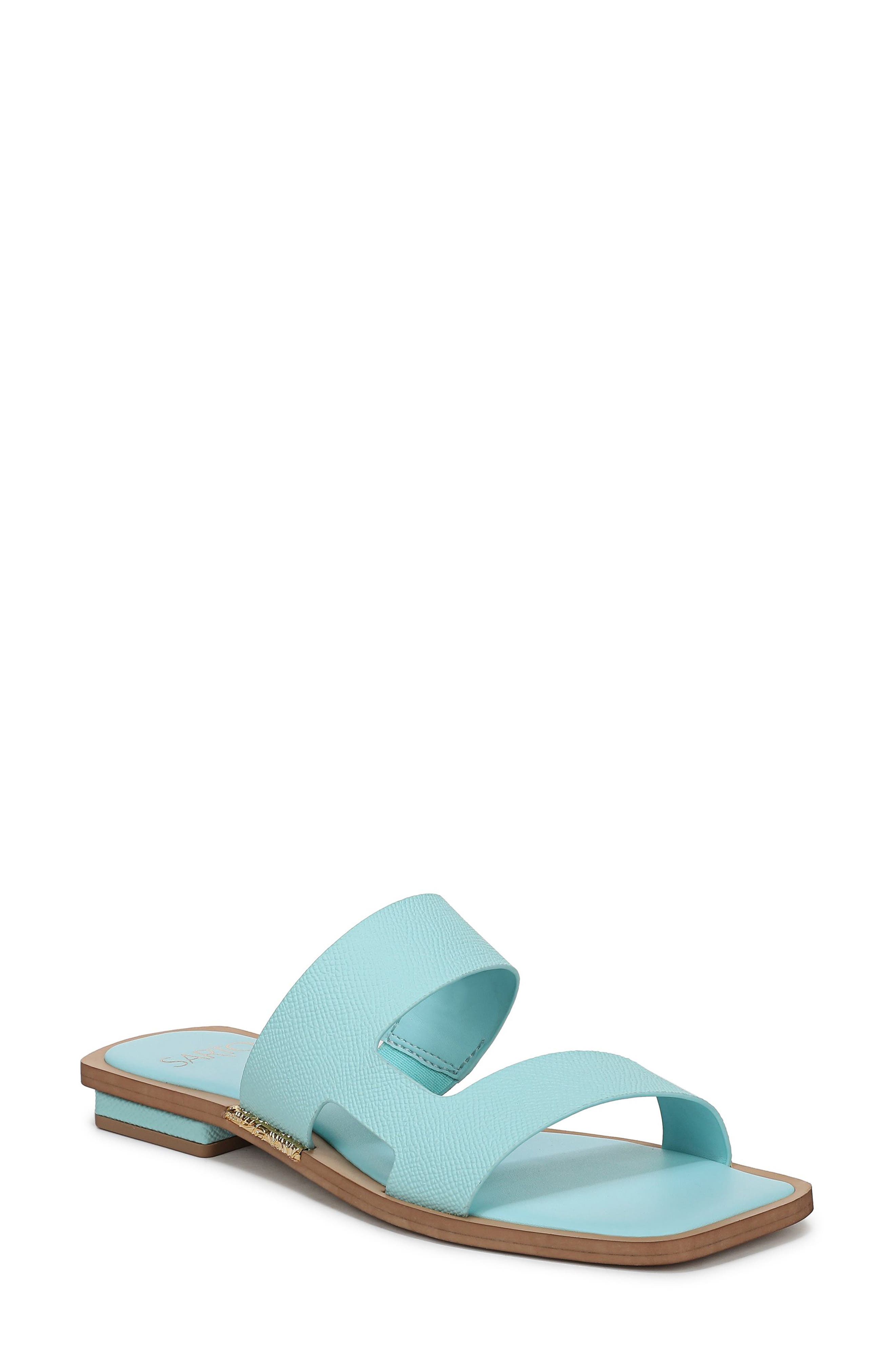 SARTO by Franco Sarto Emily Slide Sandal, Main, color, Bright Blue