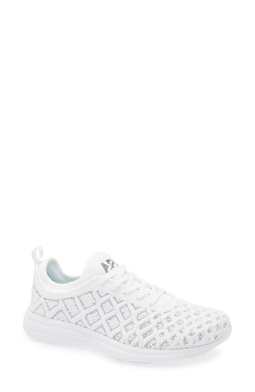 APL TechLoom Phantom Running Shoe in White /Smoke 