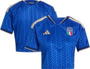 adidas Women's adidas  Royal Italy National Team FIFA x World Cup 2026 Home Cropped Replica Jersey
