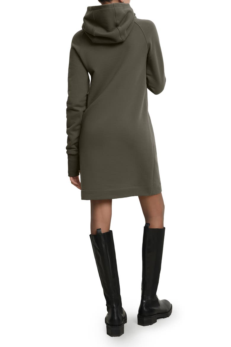 Tompkins Hoodie Dress, Alternate, color, OLIVE