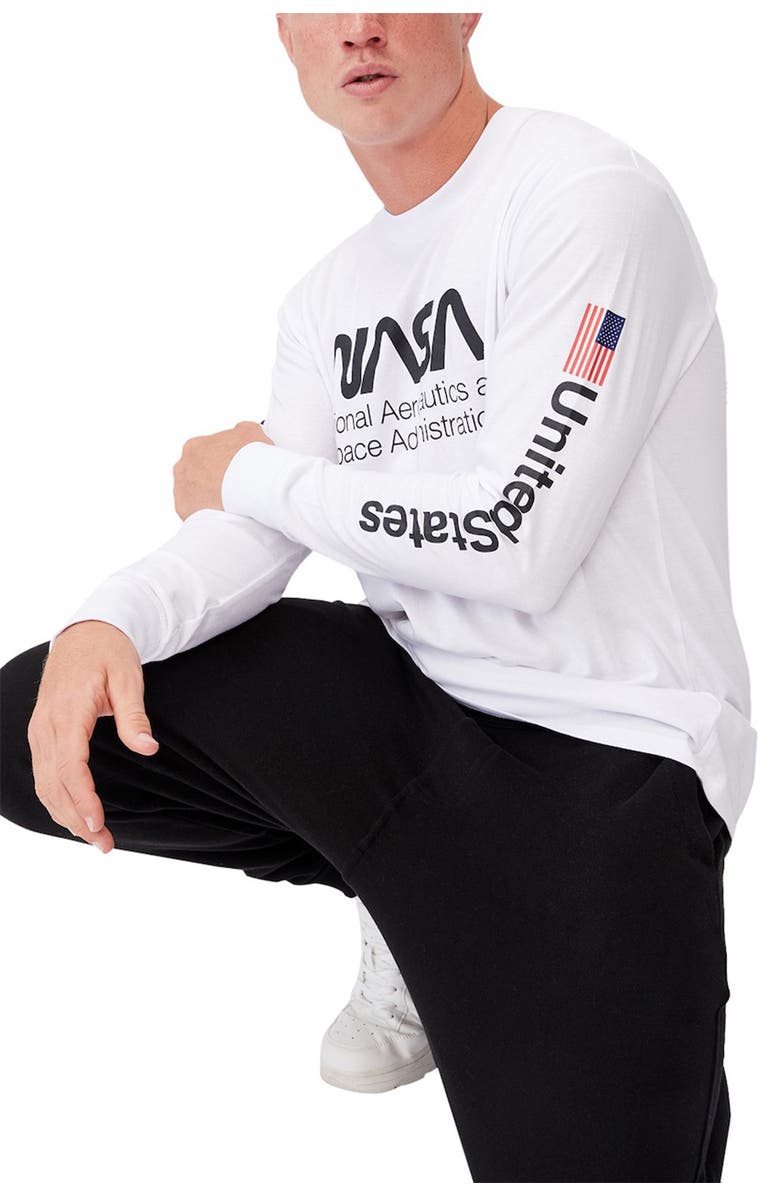 Cotton On NASA Long Sleeve T-Shirt, Alternate, color, 