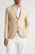Eleventy Glen Plaid Soft Sport Coat