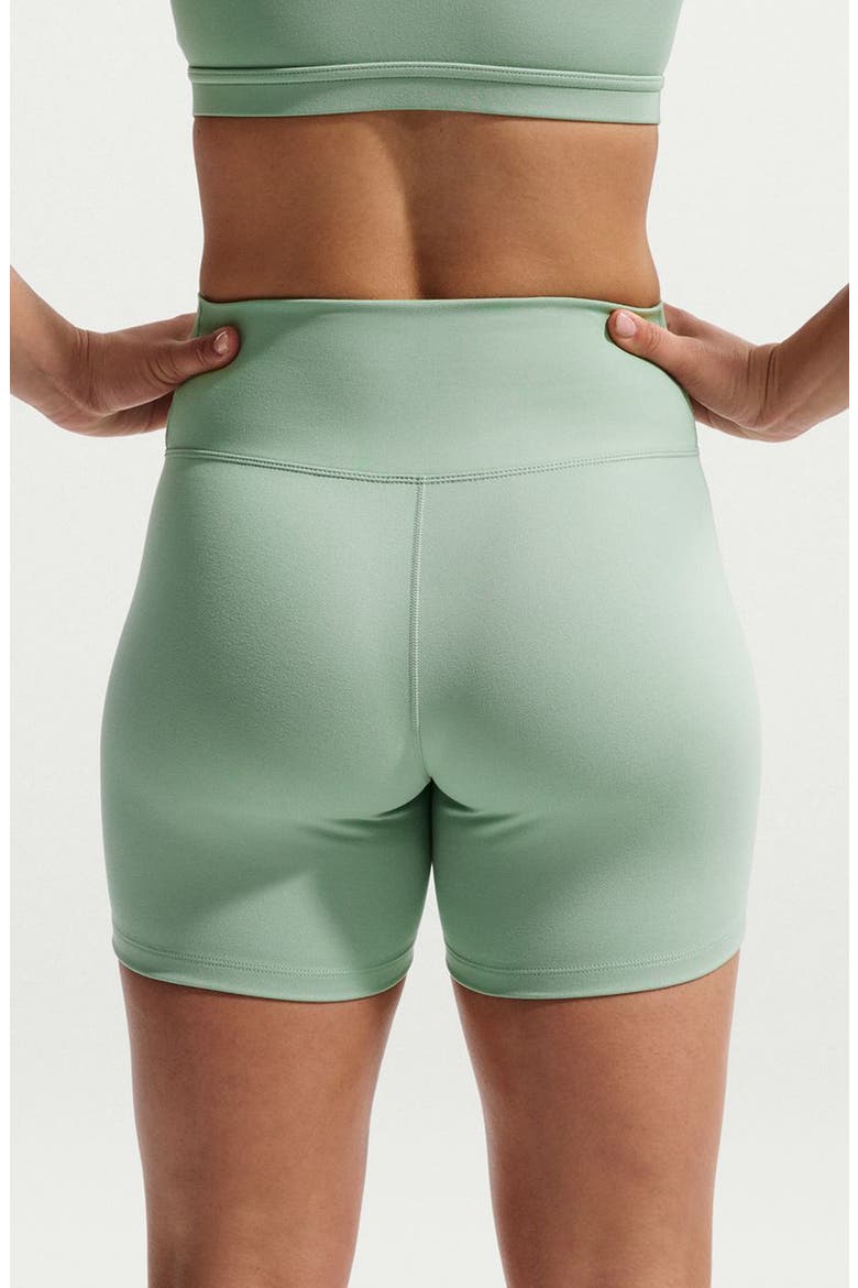 One Elemental Dri-FIT High Waist Bike Shorts, Alternate, color, STEAM/ WHITE