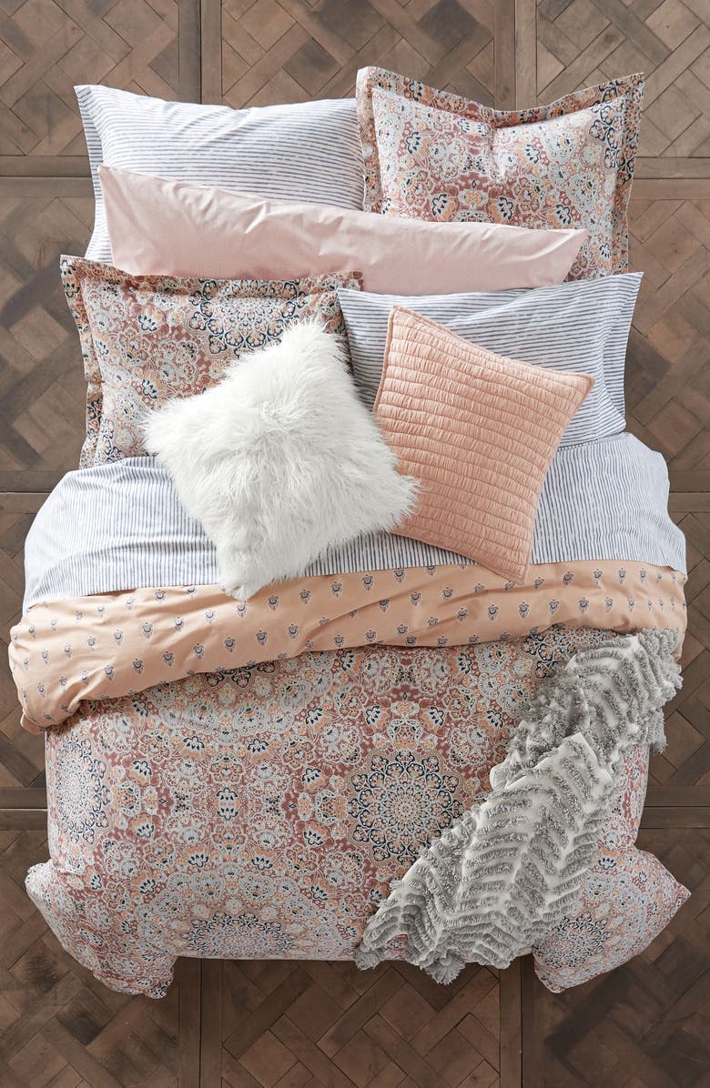 BCBGeneration Romantic Ruching Pillow, Main, color,