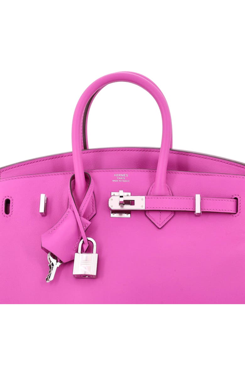 Pre-Owned Hermes Birkin Handbag Pink Swift with Palladium Hardware 25, Alternate, color, Magnolia