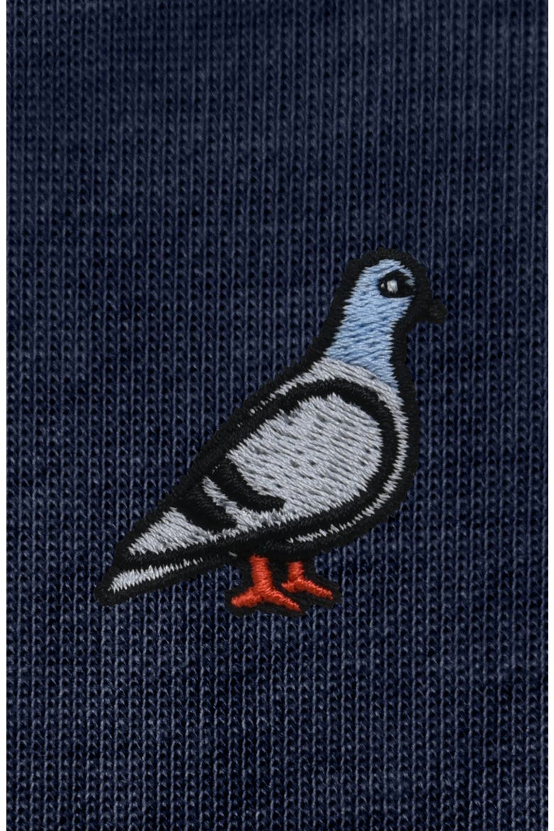 Mens Pigeon Jersey Tee, Alternate, color, Navy Blue