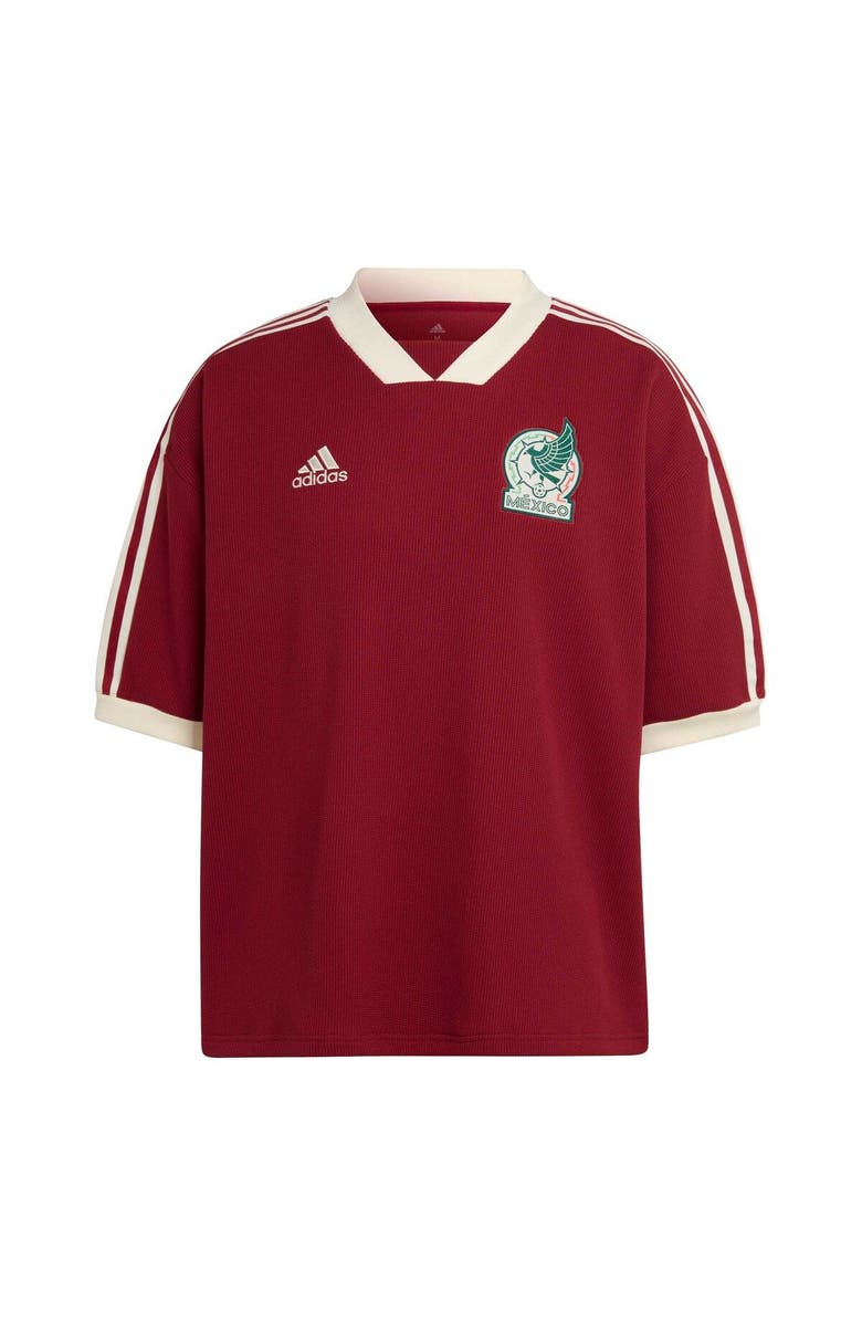adidas Men's adidas Burgundy Mexico National Team Icon Jersey, Alternate, color,