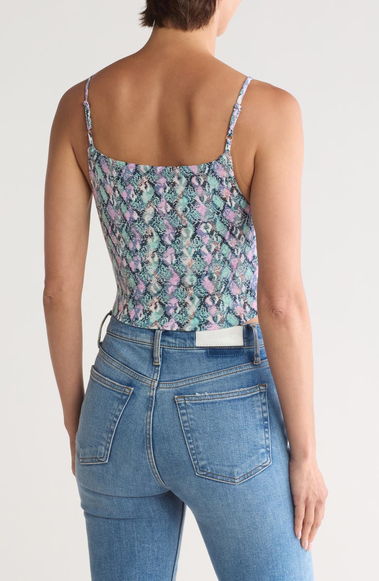 Tart Cassedy Crop Tank, Alternate, color, Spring Snake