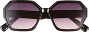 Vince Camuto 58mm Gradient Geometric Sunglasses