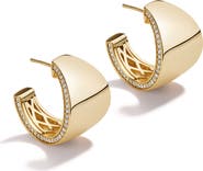 V.BELLAN Nicole Cubic Zirconia Hoop Earrings