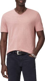 John Varvatos Miles Slub Organic Cotton Raw Edge T-Shirt