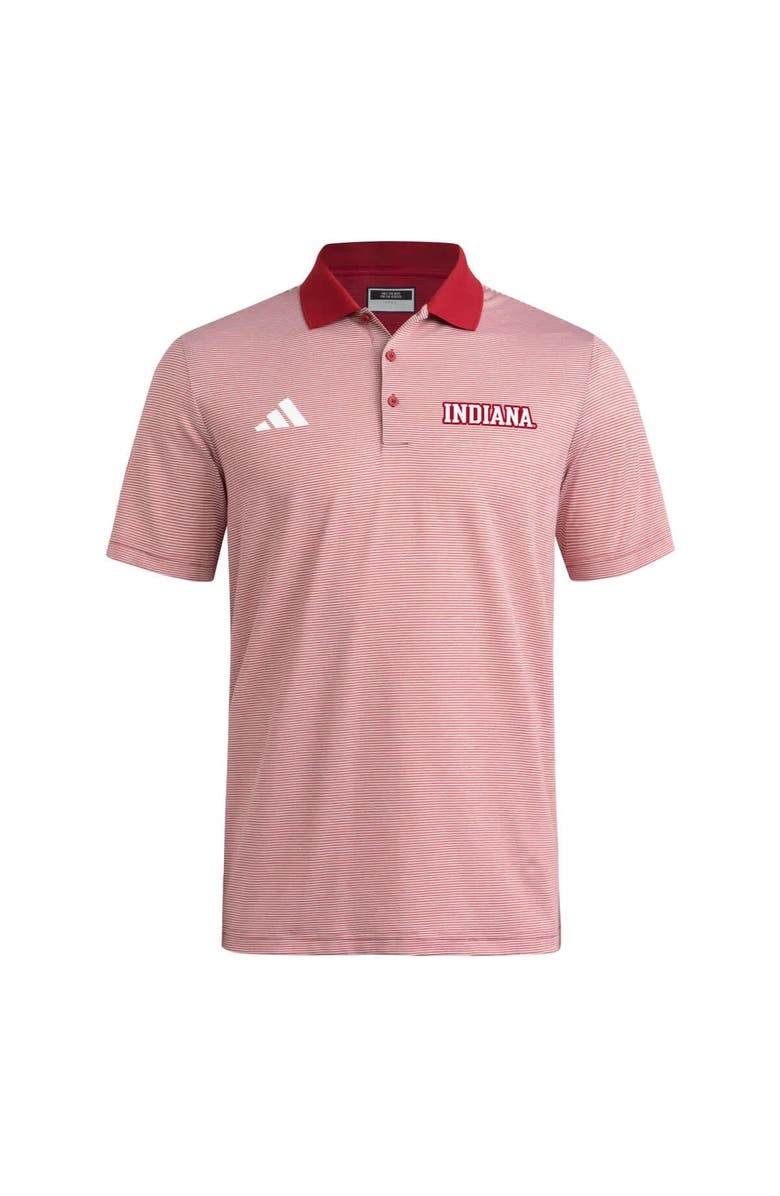 adidas Men's adidas Crimson Indiana Hoosiers Ultimate 365 Ottoman Polo Shirt, Alternate, color, Crimson