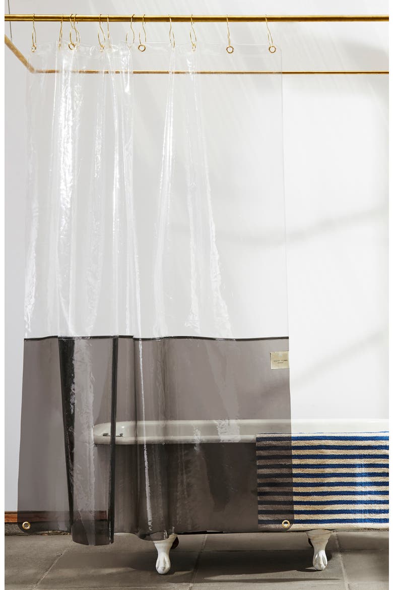 The Orient Sun Shower Curtain, Main, color, NIGHT RIDE