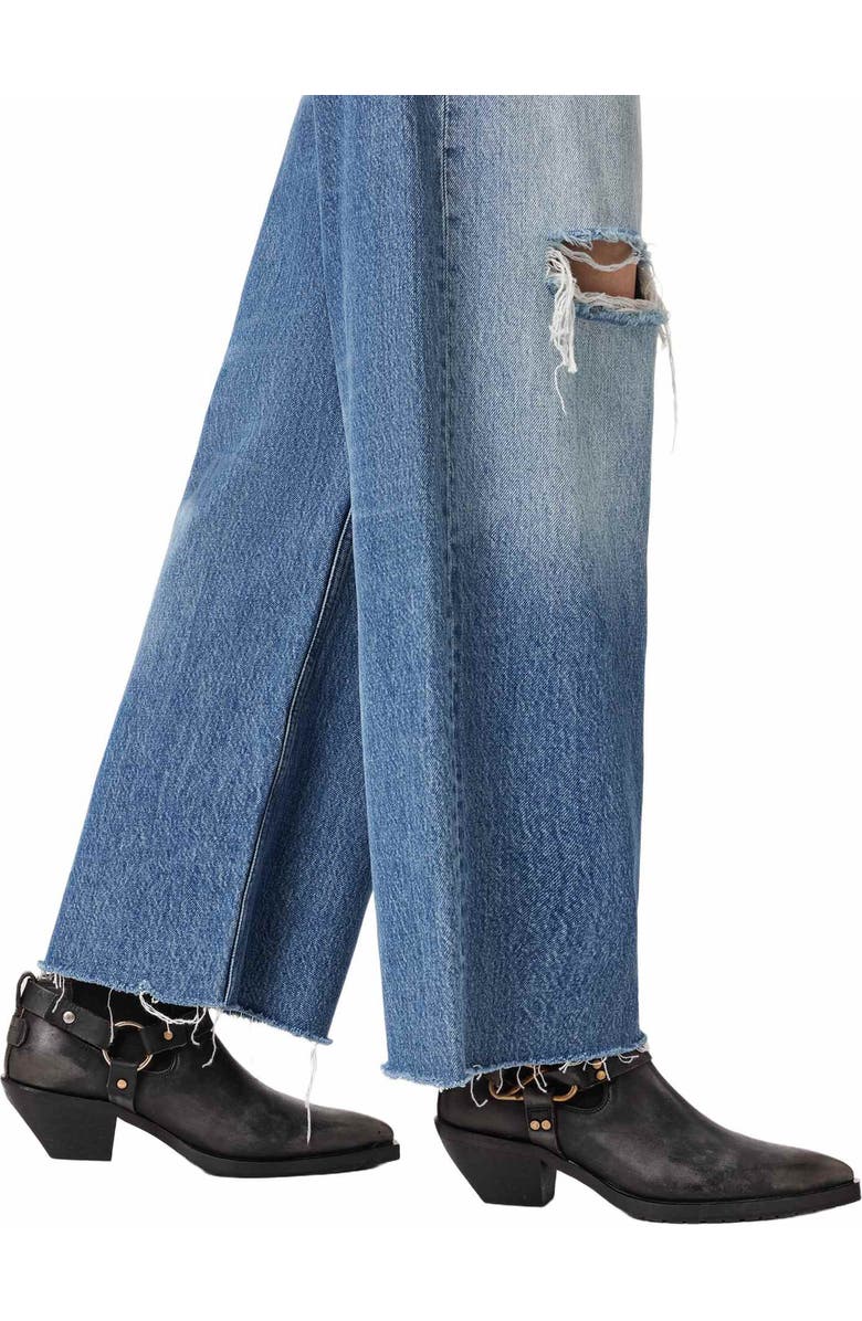 AllSaints Maisy Western Bootie, Alternate, color, Dark Brown