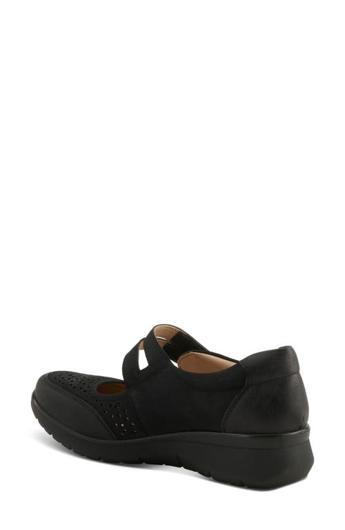 Flexus By Spring Step Pendleton Wedge Mary Jane In Black
