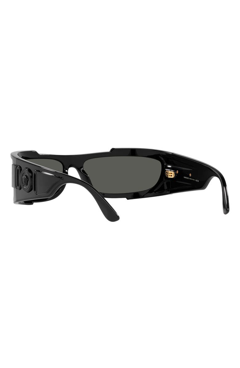 Versace 67mm Rectangular Sunglasses, Alternate, color, 