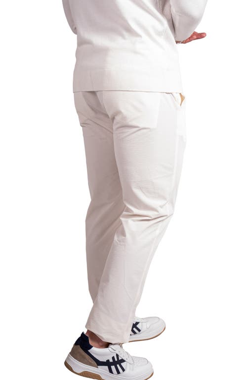 Maceoo Resistance1031off White Drawstring Pants