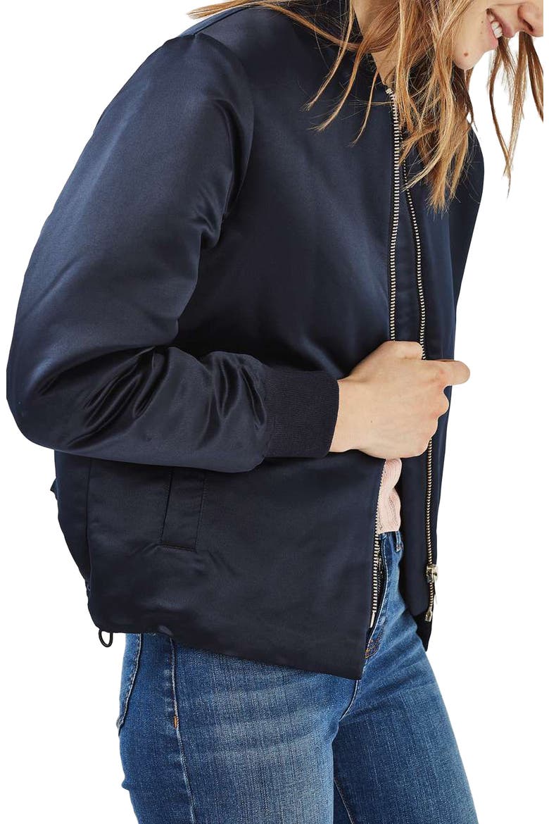 Sven Bomber Jacket, Main, color, NAVY BLUE