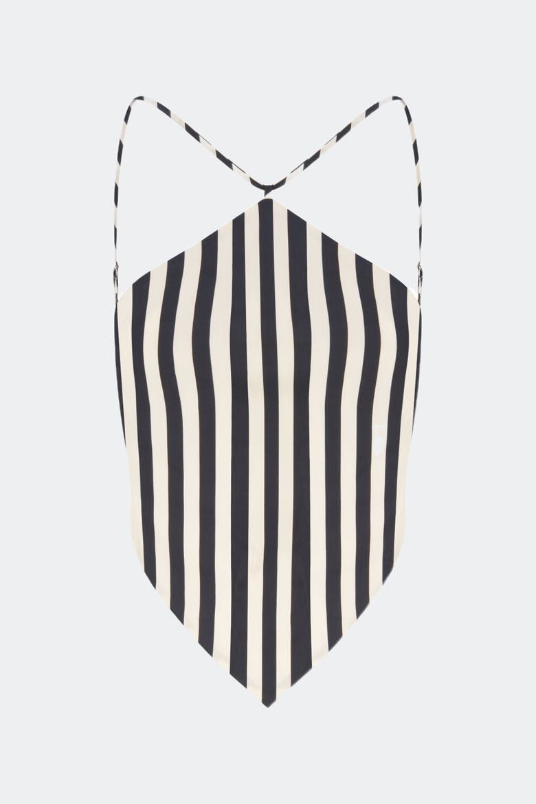 Kit Poplin Tie Top, Alternate, color, BLACK/WHITE STRIPE