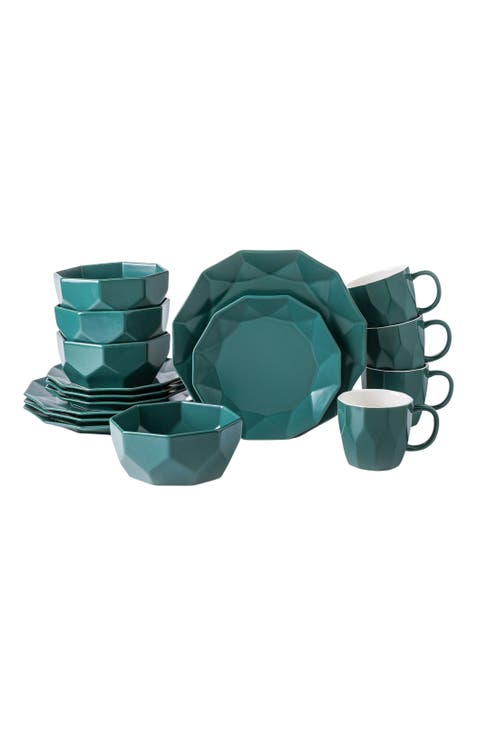 Jamie Porcelain 16-Piece Dinnerware Set