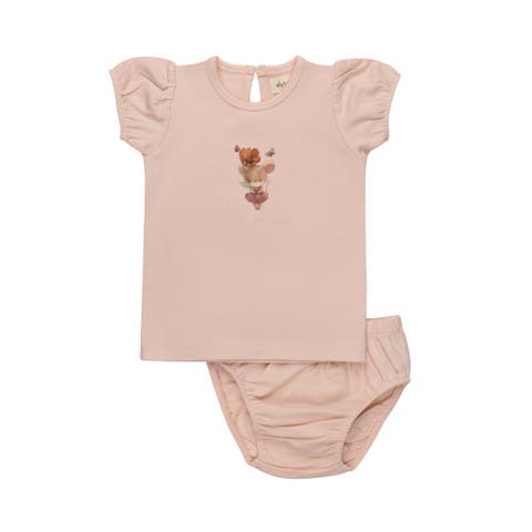Playful Mouse Collection -  Two-Piece Set for Girls (Toddler)