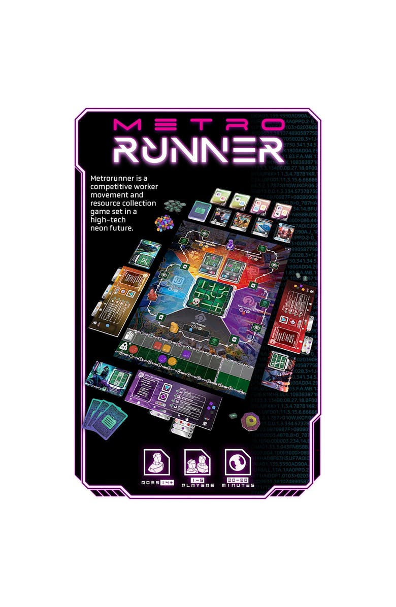 Thunderworks Games Metrorunner Strategy Board Game, Age 14+, Alternate, color, Multicolored