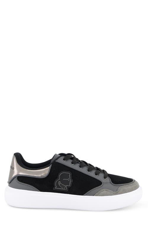 Karl Lagerfeld Paris Court Sneaker In Grey