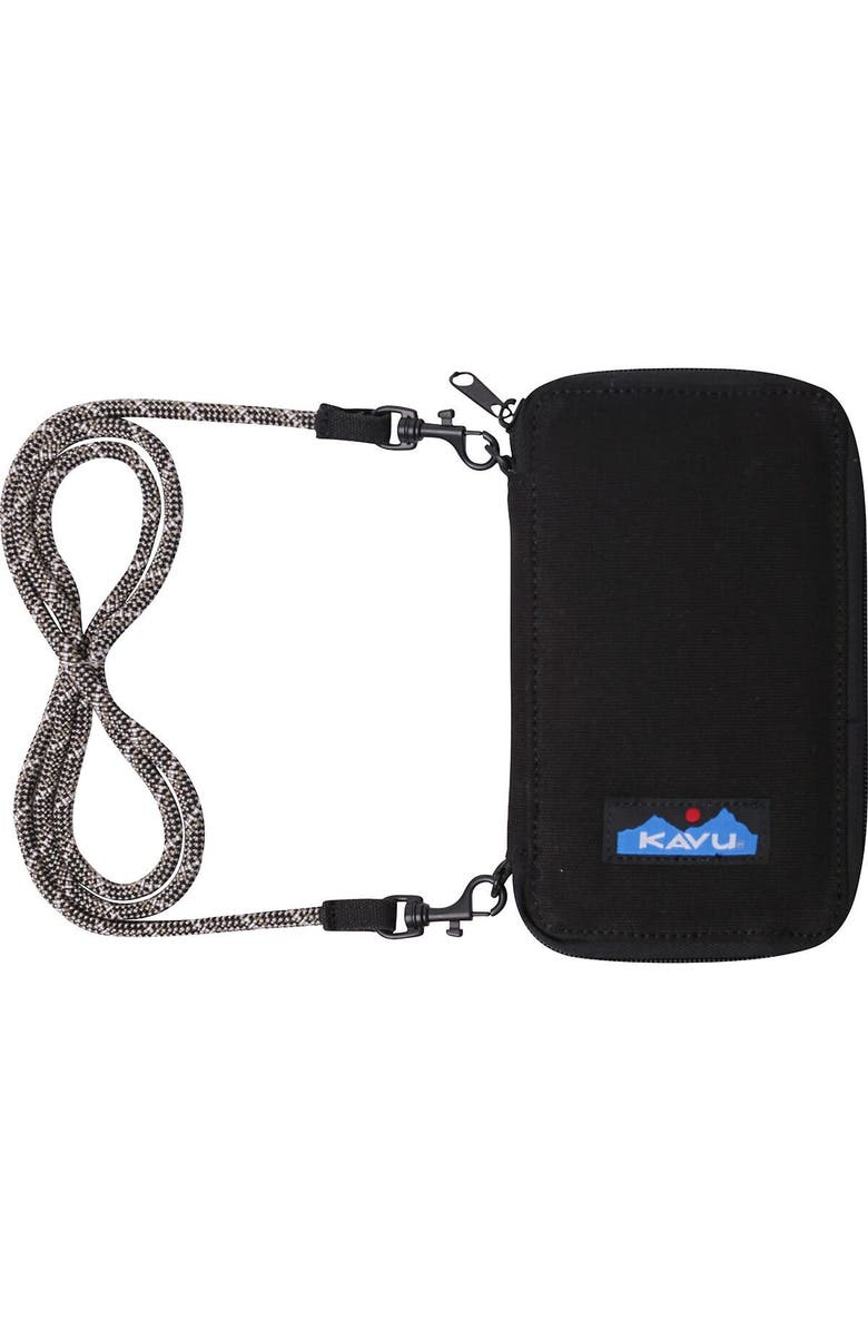 KAVU Go Time Cross Body Wallet - Women
s, Main, color, Black