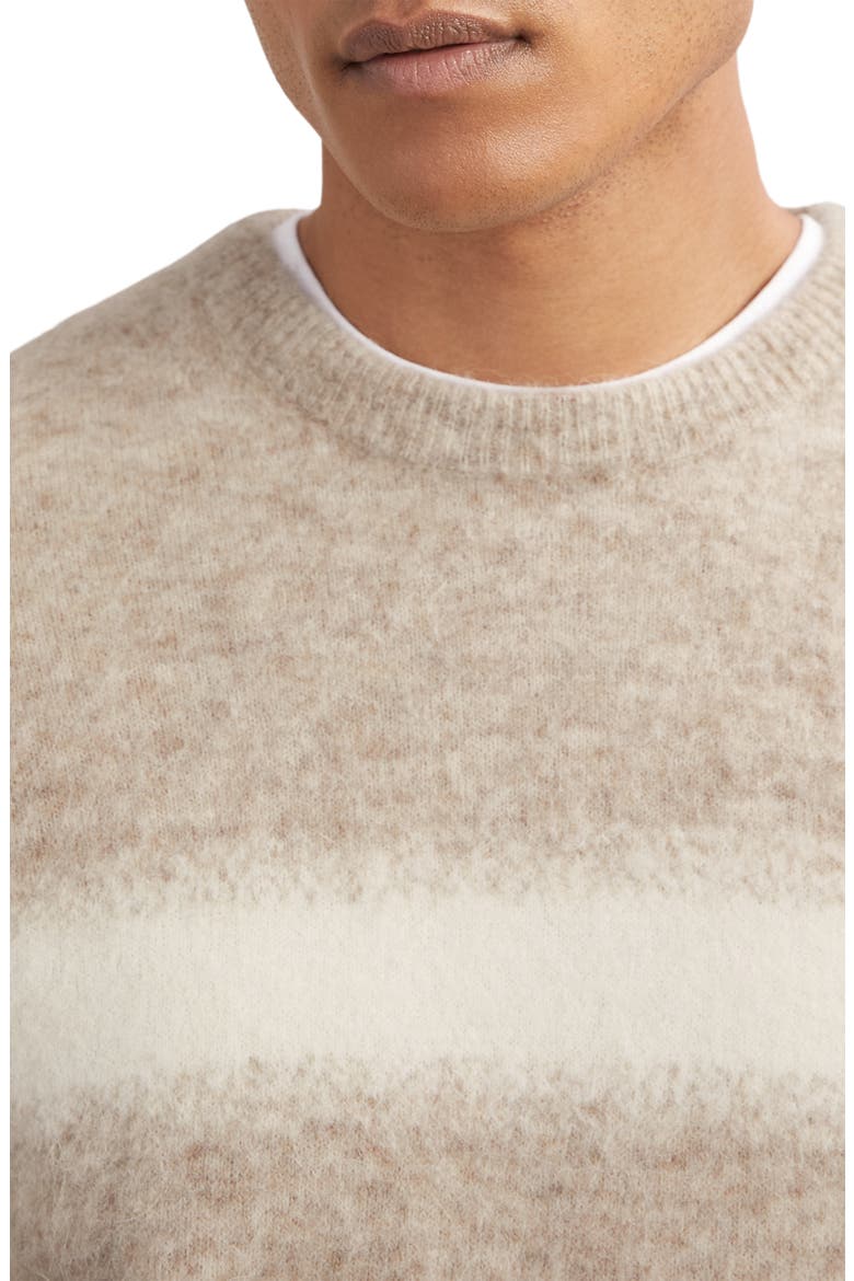 Piers Wool & Alpaca Blend Sweater, Alternate, color, OATMEAL/WHITE