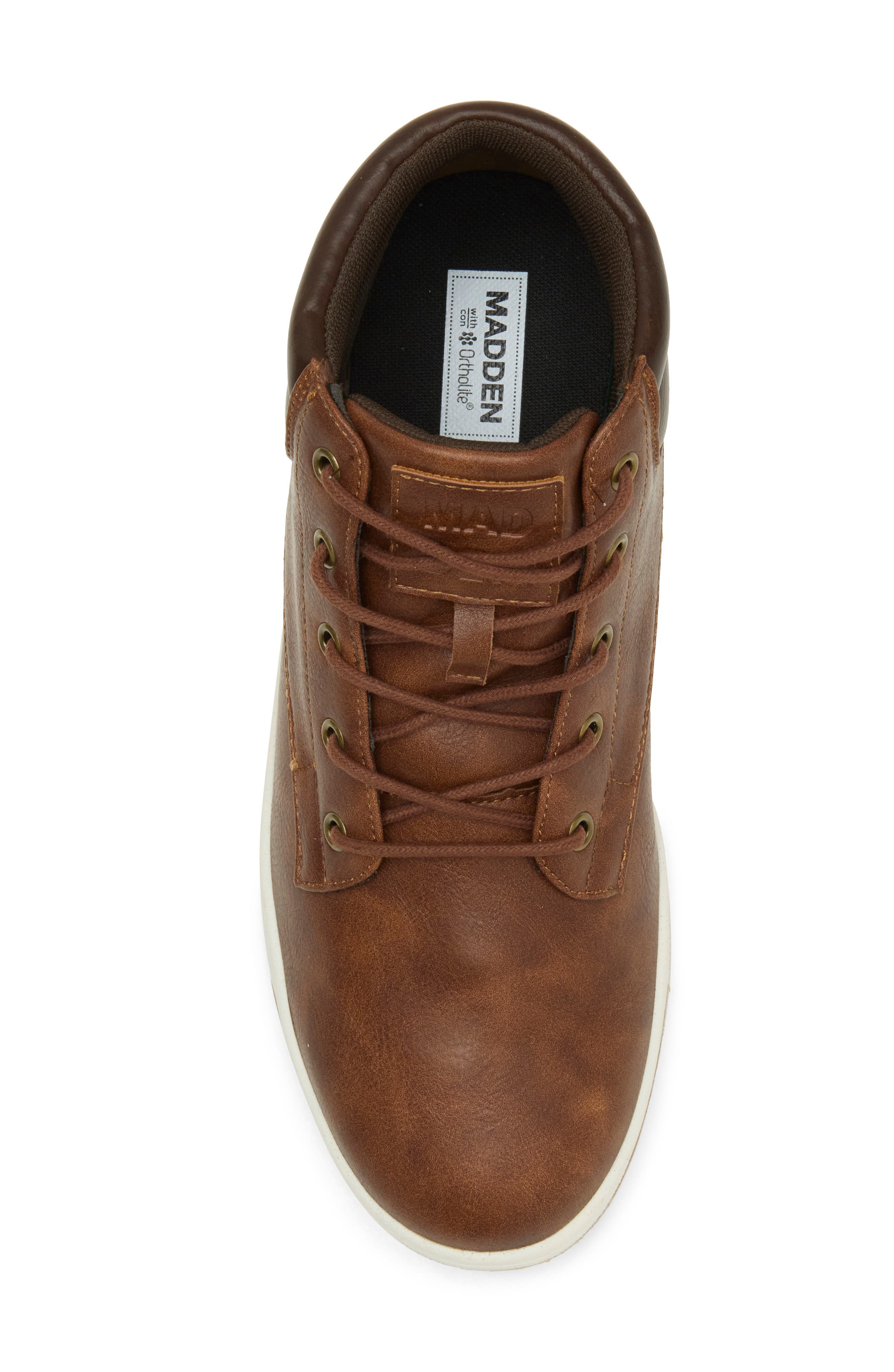 Mjayke High Top Sneaker, Alternate, color, COGNAC