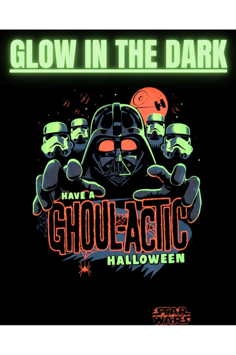 Holiday T-shirt, Alternate, color, Vader Black