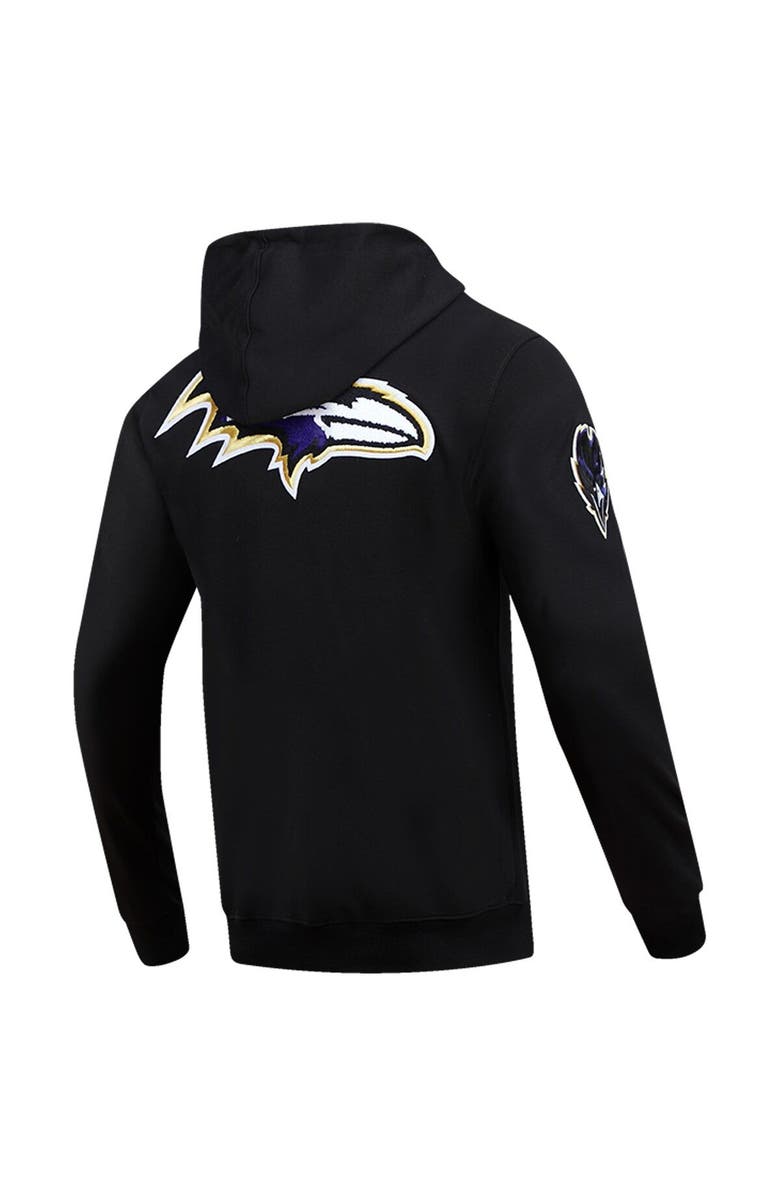 PRO STANDARD Men's Pro Standard Black Baltimore Ravens Hometown Full-Zip Hoodie, Alternate, color,