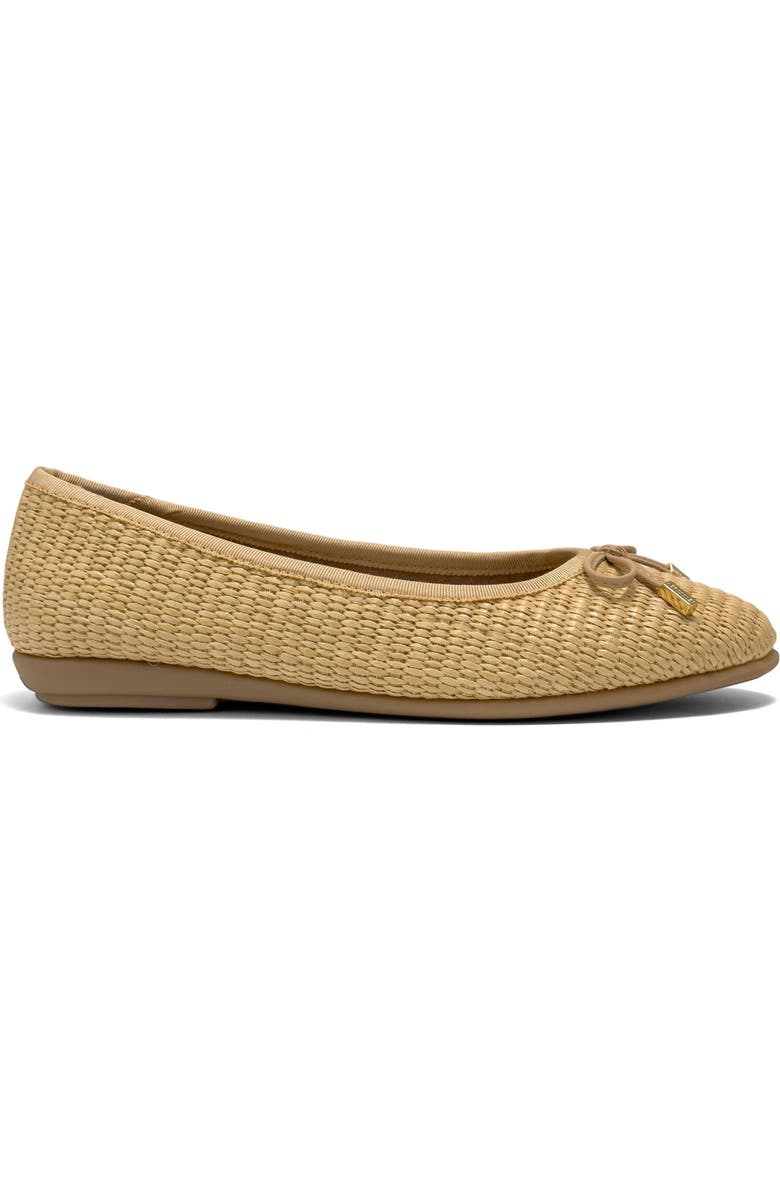 Aerosoles Homebet Raffia Woven Ballet Flat, Alternate, color, Natural/ Beige Bisque