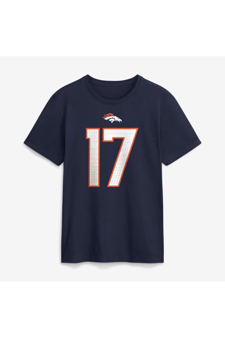 Men's Nike Jaylen Waddle Navy Denver Broncos Name & Number T-Shirt, Alternate, color, Navy