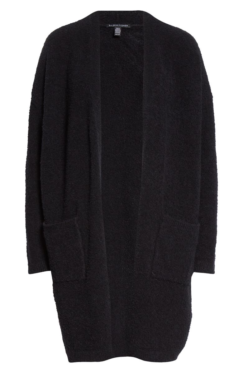 Eileen Fisher Straight Open Front Long Cardigan, Alternate, color, 