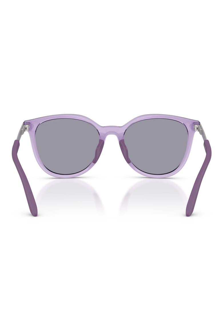 Kids' 49mm Cat Eye Sunglasses, Alternate, color, SHINY VIOLET / BLUE