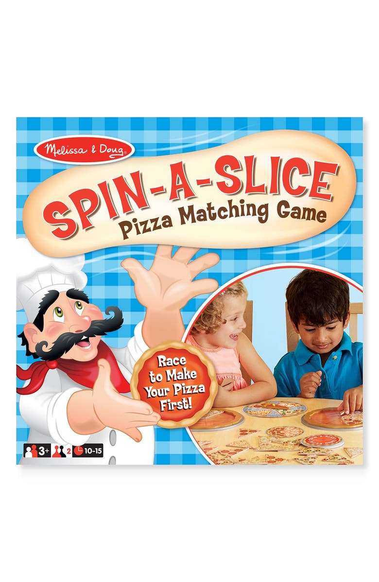 Melissa & Doug 'Spin-A-Slice' Pizza Matching Game, Main, color,